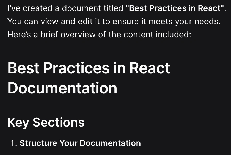 Smart Documentation
