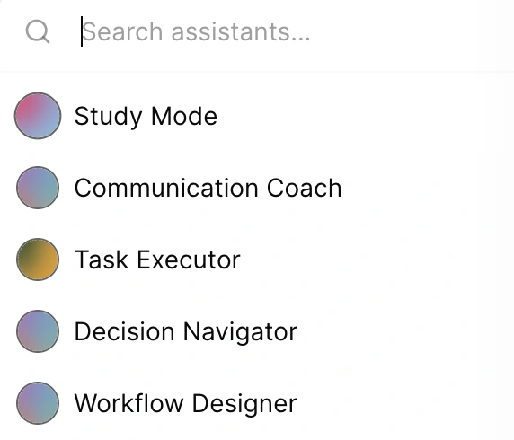 Personalized Assistants