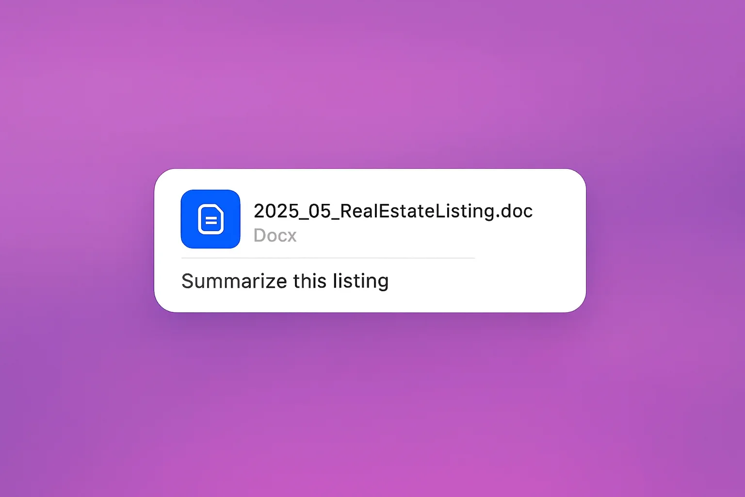 Real Estate